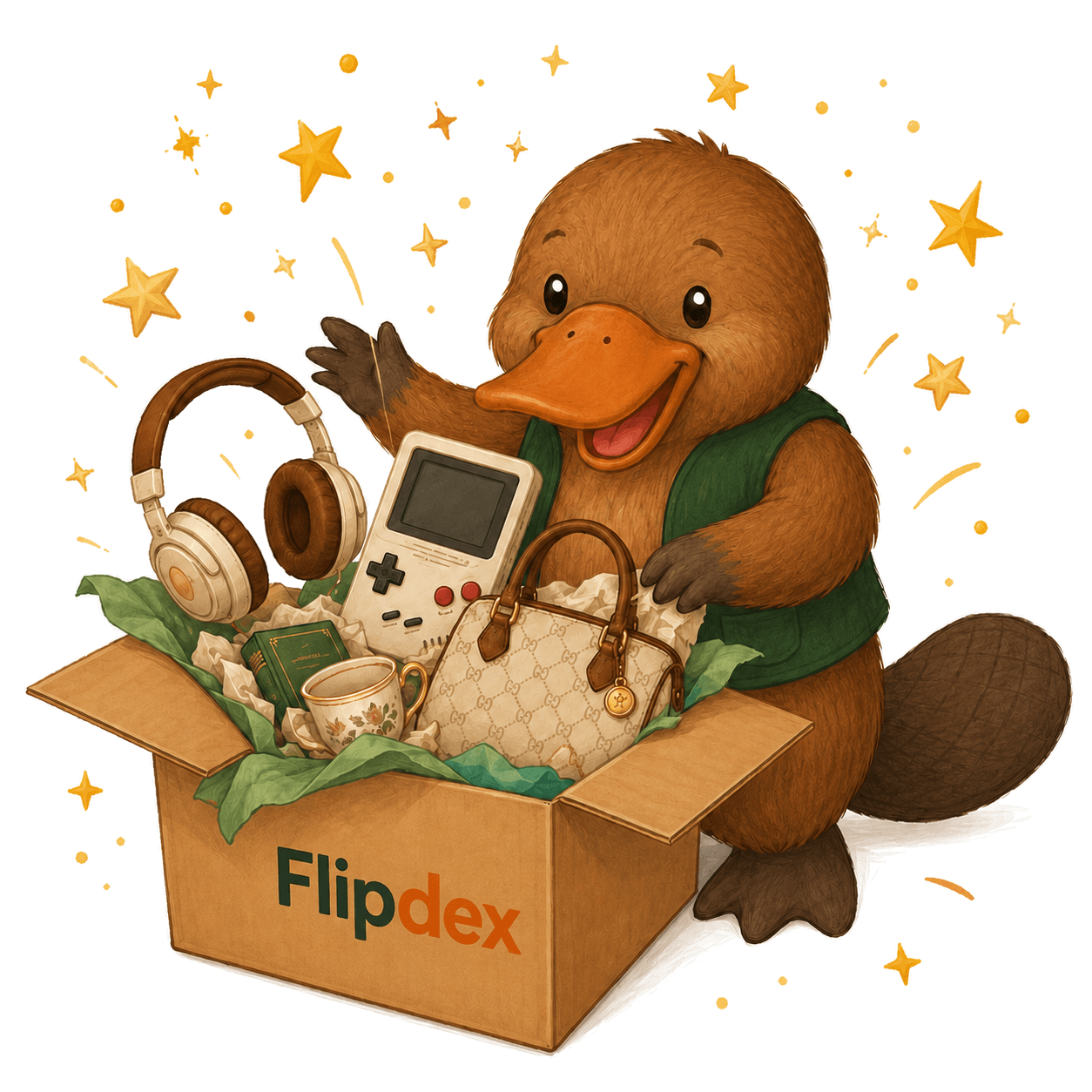Flip the Platypus unboxing inventory